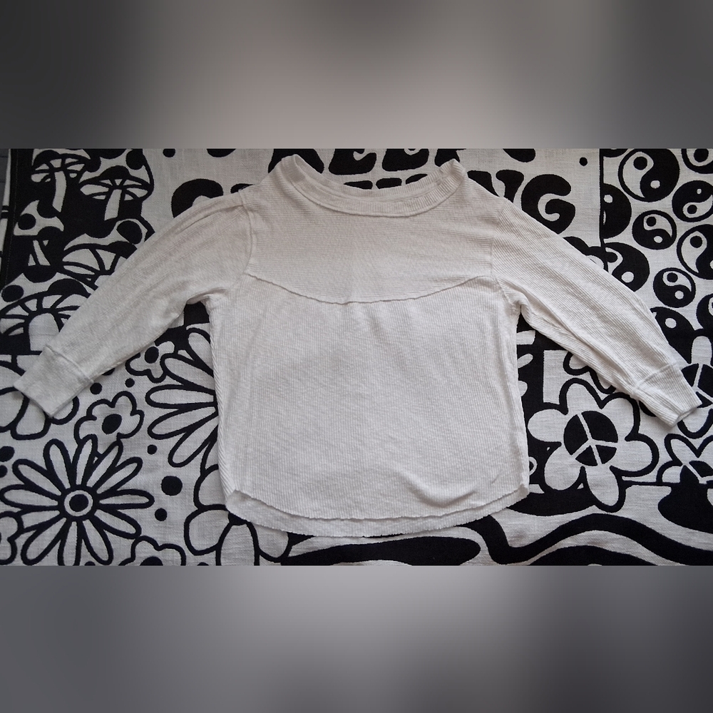 We The Free Cream Crew Neck Sweater